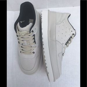 UGG LEATHER SNEAKERS MEN WHITE